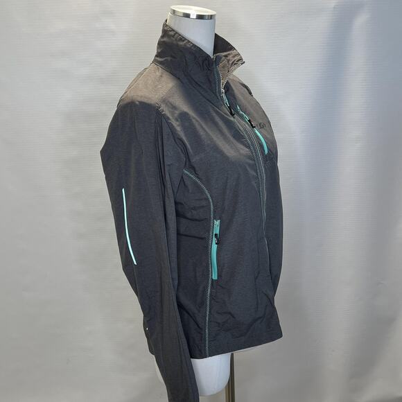 Louis Garneau Jacket Womens Medium Full Zip Cycling Windbreaker Reflective - Picture 2 of 11